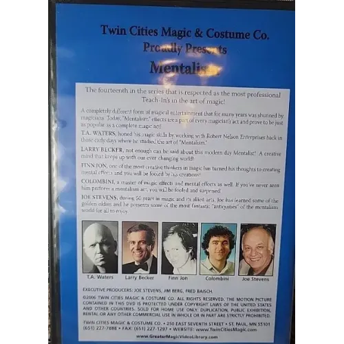 Greater Magic Video Library Teach-In Sessions 14 – Mentalism