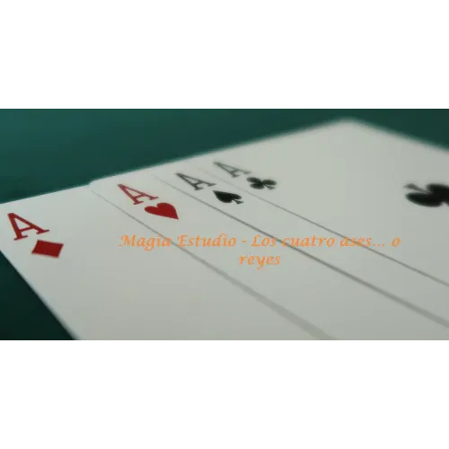 Magia Estudio – Los cuatro ases… o reyes