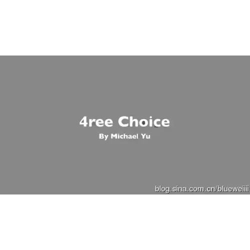 4Ree Choice by Michael Yu
