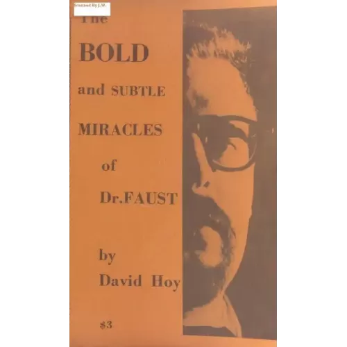 The Bold And Subtle Miracles Of Dr. Faust by David Hoy
