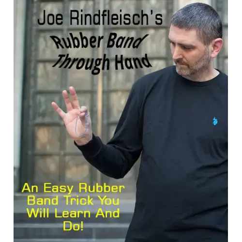 Rubber Band Through Hand by Joe Rindfleish
