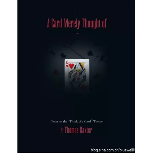 A Card Merely Thought Of by Thomas Baxter
