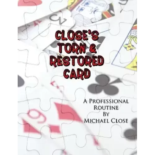 Close’s Torn And Restored Card by Michael Close