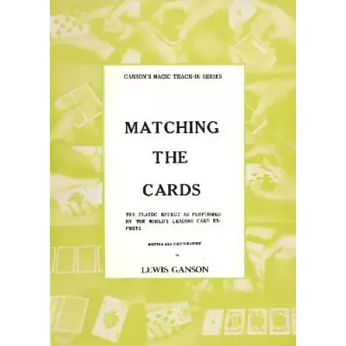 Matching The Cards Teach-In by Lewis Ganson