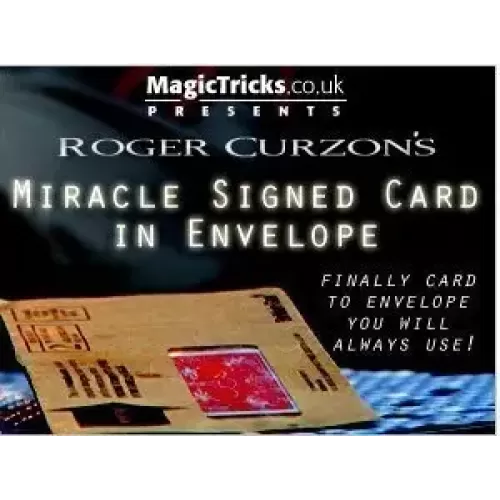 Miracle Signed Card In Envelope by Roger Curzon