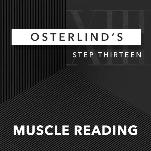 Osterlind’s 13 Steps 13 Muscle Reading by Richard Osterlind