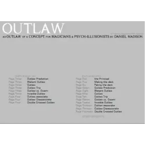 Outlaw by Daniel Madison