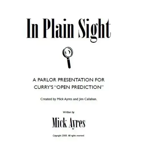 In Plain Sight by Mick Ayres And Jim Callahan