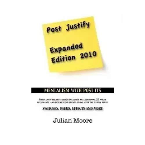 Post Justify (Post-It Note Mentalism) by Julien Moore