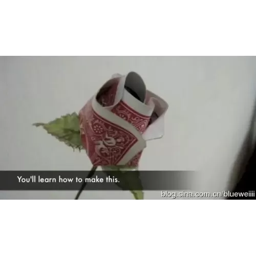 Rose From Cards by Lalita Haritaipan