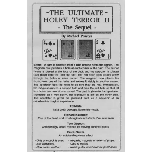 Ultimate Holey Terror (1-2) by Michael Powers