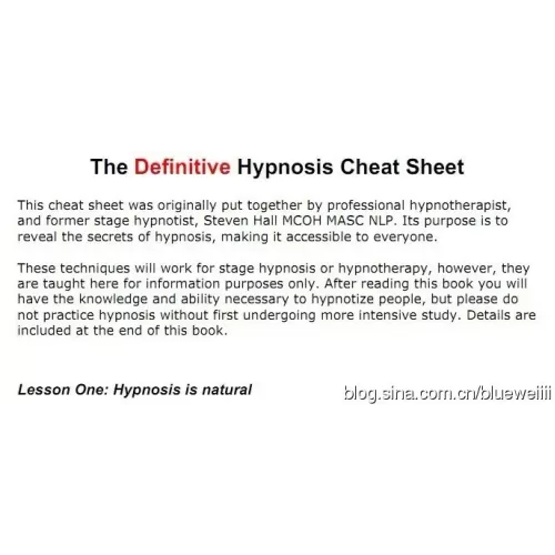 Underground Hypnosis Workbooks by Taylor Starr