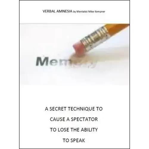 Verbal Amnesia by Mike Kempner