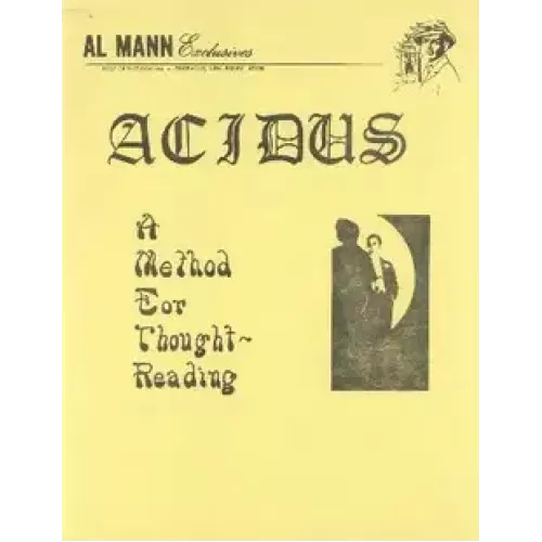 Acidus – A Method For Thought Reading by Al Mann