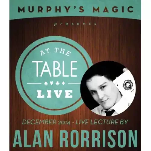 At The Table Live Lecture Alan Rorrison