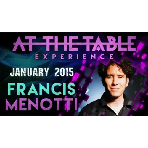 At The Table Live Lecture Francis Menotti