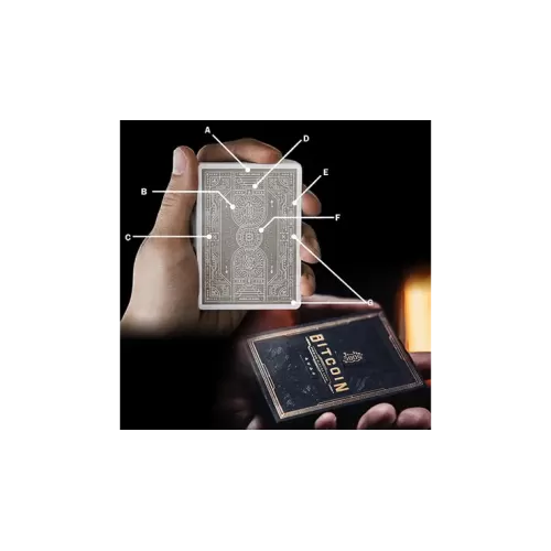 Bitcoin (Black) Playing Cards by Patrick Kun