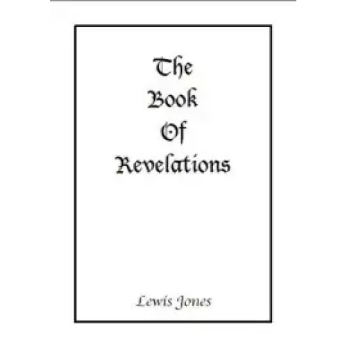 Book Of Revelations by Lewis Jones