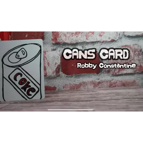 Cans Card by Robby Constantine
