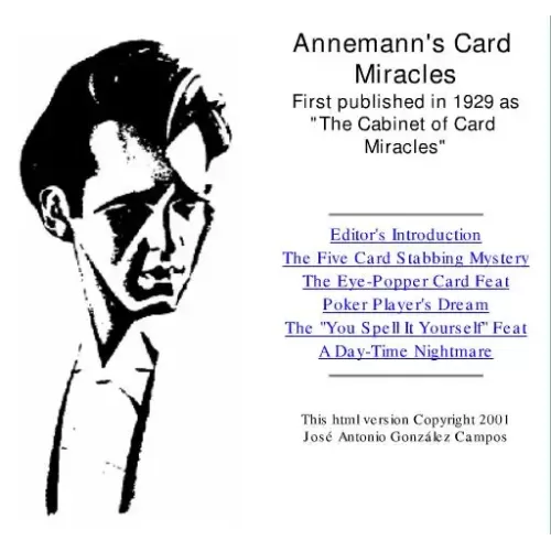 Card Miracles by Annemann
