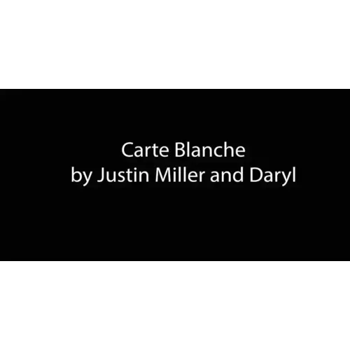 Carte Blanche by Justin Miller