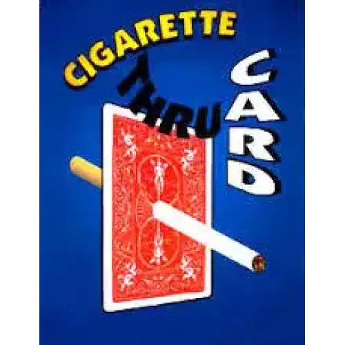 Cigarette Thru Card by Amrit Galbaran