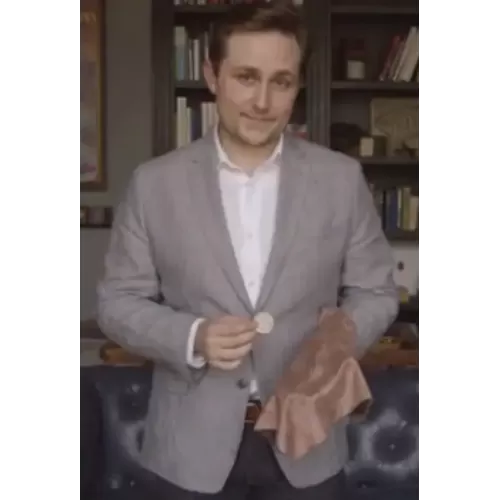 Coin Through Handkerchief by Elliott Terral