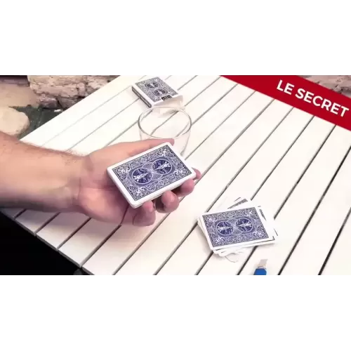 Coin Thru Deck by Mickael Chatelain