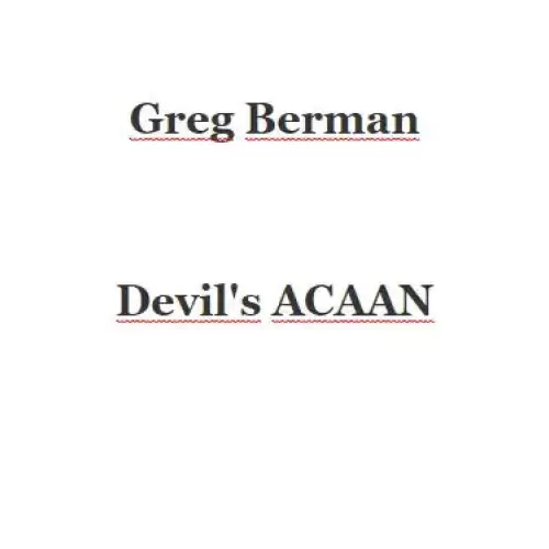 Devil’s Acaan by Greg Berman