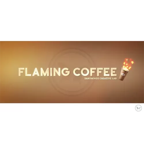 Flaming Coffee by Sansminds Creative Lab