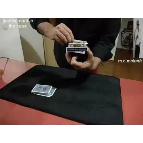 Floating Card In Case by Salvador Molano Olivera