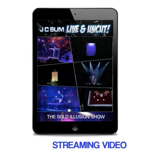 Live & Uncut! The Solo Illusion Show by J C Sum