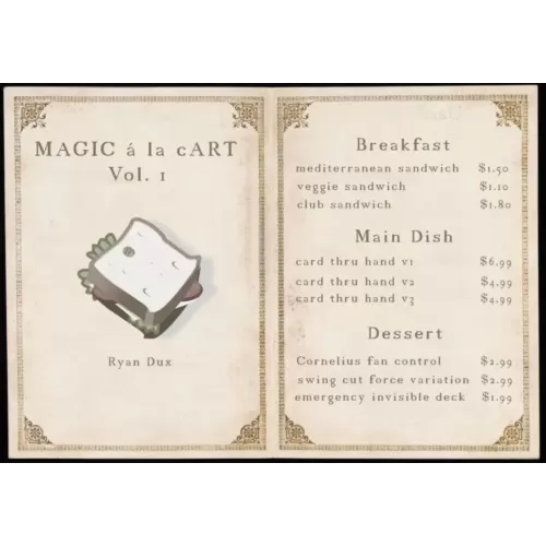 Magic A La Cart Vol. 1 by Ryan Dux