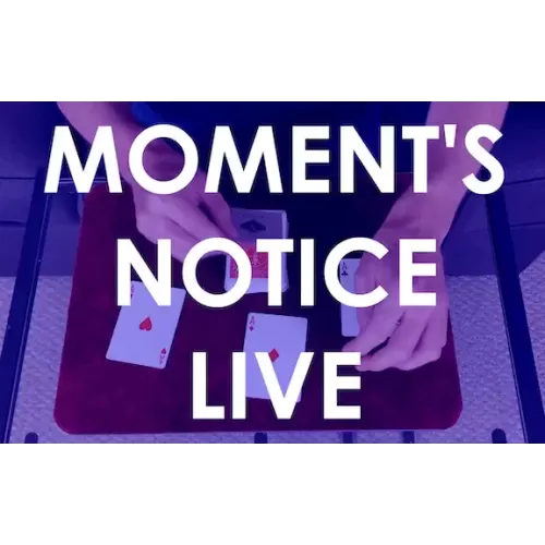 Moment’s Notice Live by Cameron Francis