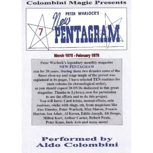 New Pentagram 7 by Aldo Colombini