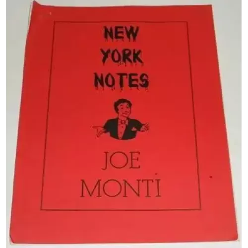 New York Notes by Joe Monti