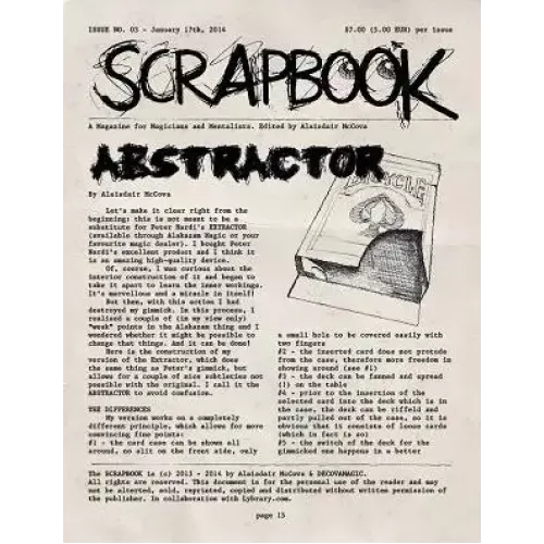 Scrapbook Issue 3 by Alexander De Cova