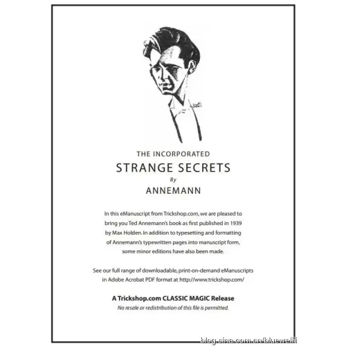 Strange Secrets by Annemann