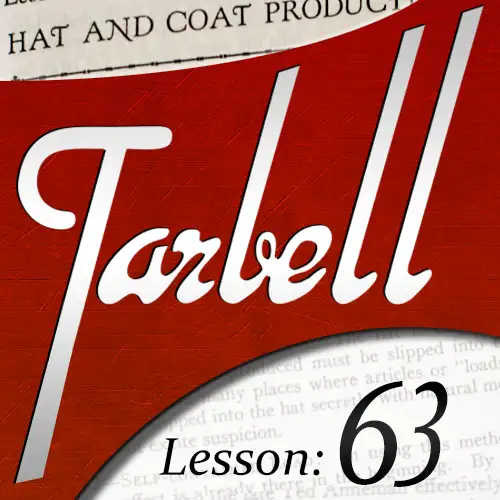Tarbell Lesson 63 Hat And Coat Productions by Dan Harlan