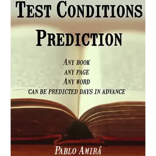 Test Conditions Prediction by Pablo Amira