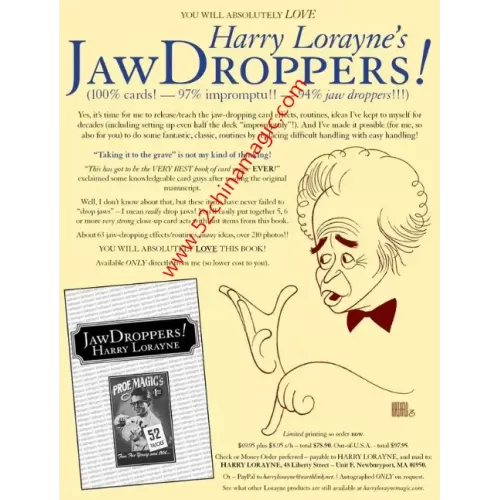 The Jawdroppers Lecture by Harry Lorayne