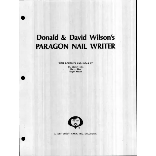 The Paragon Nail Writer by Jeff Busby Magic