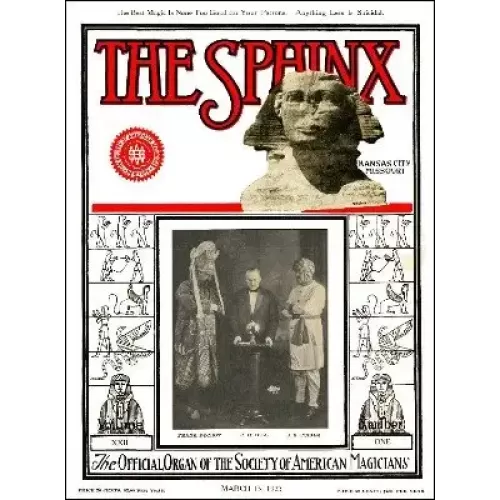The Sphinx Volume 22 (Mar 1923 – Feb 1924) by Albert M. Wilson