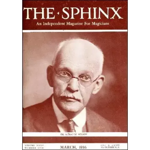 The Sphinx Volume 35 (Mar 1936 – Feb 1937) by John Mulholland