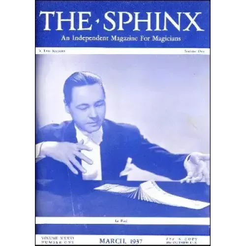 The Sphinx Volume 36 (Mar 1937 – Feb 1938) by John Mulholland