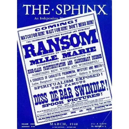 The Sphinx Volume 39 (Mar 1940 – Feb 1941) by John Mulholland
