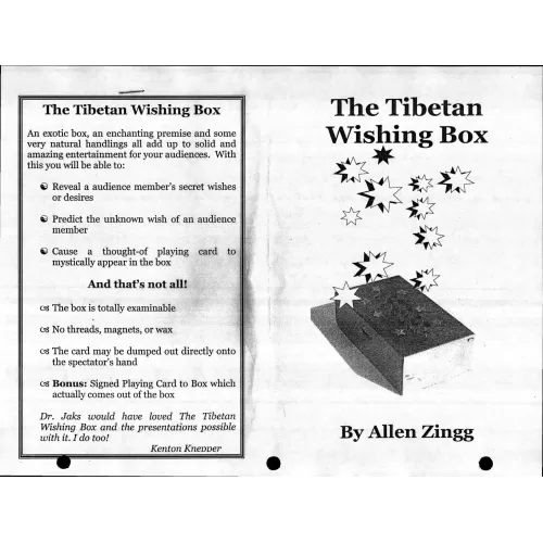 The Tibetan Wishing Box by Allen Zingg