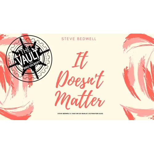 The Vault – It Doesn’T Matter by Steve Bedwell