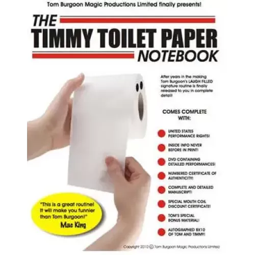Timmy Toilet Paper Notebook by Tom Burgoon