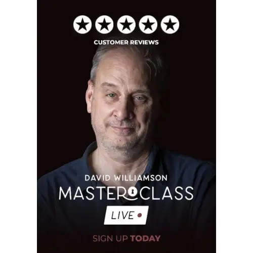 Vanishing Inc Masterclass Live Lecture (Week 3) by David Williamson
